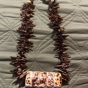 “Tortoiseshell Tide” Statement Necklace*